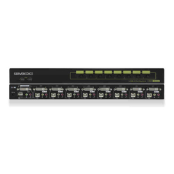 Serveredge 8-Port DVI USB KVM Combo Switch with Audio Mic & USB Hub 2.0