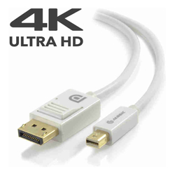 ALOGIC *Special Order* Mini DisplayPort to DisplayPort M-M Cable 3m White