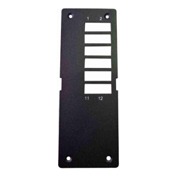 4Cabling 6 Port Sc Duplex / LC Quad FOBOT DIN Mini Frontplate | Suitable for 015.004.0011
