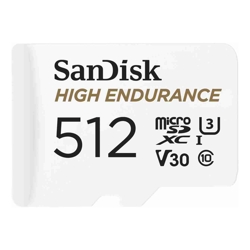 SanDisk 512GB High Endurance microSD Card (SDSQQNR-512G-GN6IA)