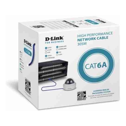 D-Link NCB-6AUFS23BLU-305 Cat6A U/FTP Cable 23AWG with PVC Jacket Blue 305m 