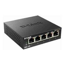 D-Link DGS-105 5-Port Gigabit Desktop Switch Metal Housing