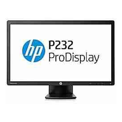 HP P232W 23" Widescreen LCD Black Monitor, 1920x 1080, 16:9, DP, VGA, 12 Mth Wty (NO STAND) (Refurbished)