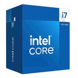 Intel BX8071514700F, Core i7-14700F, LGA 1700 Socket, 20 Cores, 28 Threads, Base: 3.4GHz, Turbo: 5.4GHz, Cache: 33MB, TDP: 219W, 3 Year Warranty