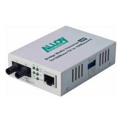 Alloy FCR200ST 10/100Base-TX to 100Base-FX Multimode Fibre (ST) Converter with LFP via FEF or FM. 2Km