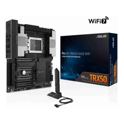 Asus AMD PRO WS TRX50-SAGE WIFI CEB Workstation Motherboard  PCIe 5.0 x16 PCIe 5.0 M.2 10Gb and 2.5Gb LAN Multi-GPU support WIFI7