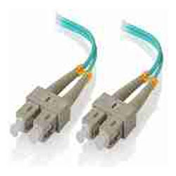 ALOGIC 2m SC-SC 40G/100G Multimode Duplex LSZH Fibre Cable 50/125 OM4