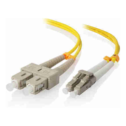 ALOGIC 1M LC-SC SINGLE MODE DUPLEX LSZH FIBRE CABLE 09/125 OS2