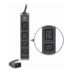 Serveredge Basic 3m 12 Port IEC PDU (10) IEC C13 Output (2) IEC C19 Output& (1) IEC C20 Input Plug  16A 240 V