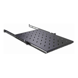Serveredge 1RU Sliding Shelf Suitable for 1000mm Deep Server Cabinets - Adjustable from 650mm to 860mm 