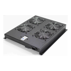 Serveredge 4 Way Fan Kit with Thermostat - 1RU Top Panel (Roof) Mountable 