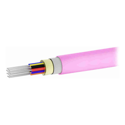 Serveredge 12 Core Indoor / Outdoor Riser Multimode OM4 Fibre Cable  -Violet