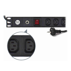 Serveredge Basic 8 Port IEC PDU (8) IEC C13 Output & (1) Aus 3 Pin Plug Input 15A 240 V