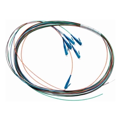 4Cabling FIBRE PIGTAIL LC OS1 / OS2 SINGLEMODE 2M 6 PACK RAINBOW