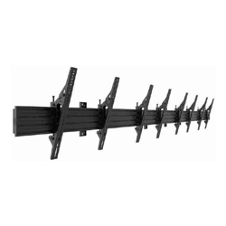 Atdec 4x1 wall menu board mount (3.9m rail) tilting angle. Max load per display: 50kg