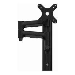Atdec AWMS-46W35 Single 18.1" Monitor Arm on 13.7" Wall Channel Black