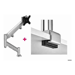 Atdec H/Duty Dynamic Arm Silver C