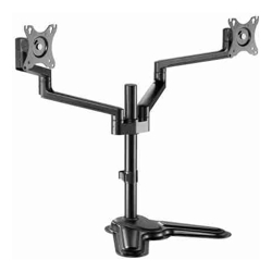 Brateck Premium Aluminum Articulating Monitor Stand Fit Most 17"-32" Monitor Up to 8KG VESA 75x75,100x100(Black)