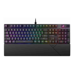 Asus ROG STRIX SCOPE II RX Blue Switch Optical Gaming KeyboardIP57 Waterproof Protection Streaming Hotkeys Multi-function Controls