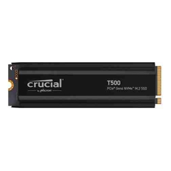 Crucial CT2000T500SSD8, T500, 2TB, M.2 NVMe, PCIe4.0, Read Speed: Up to 7400MB/s, Write Speed: Up to 7000MB/s, 5 Year Warranty
