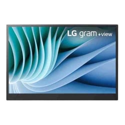 LG 16" GRAM+VIEW (16:10) WQXGA IPS PORTABLE MONITOR USB-C(2) 3YR