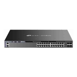 TP-Link SG6428XHP Omada 24-Port Gigabit Stackable L3 Managed PoE+ Switch with 4 10G Slots