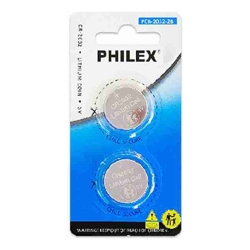 Sansai Lithium Button Coin Lithium Battery CR2032 3V 2BP for Motherboard Danger of swallowing Keep batteries away from young children at all times