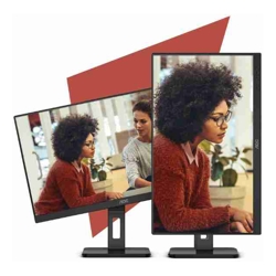 AOC 27" IPS, 4ms, FHD, Adaptive Sync, Border less, Height Adjustable Stand, VESA 100X100m, Speakers  HDMI, DP, VGA Office Monitor