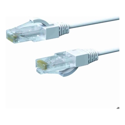 7m CAT6A THIN U/UTP LSZH 28 AWG RJ45 Network Cable | White