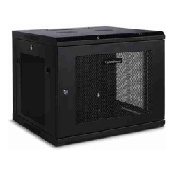 CyberPower 9U WALL MOUNT ENCLOSURE 19IN 9U 600MM DEEP WALL MOUNT ENCLOSURE HEX PERFORATED METAL DOOR 60KG LOADING CAPACITY
