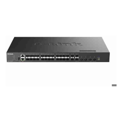 D-Link 32-Port 10 Gigabit Layer 3 Stackable Managed Switch with 28 10Gb SFP+ Ports and 4 10/25Gb SFP28 Ports