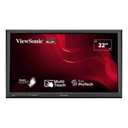 ViewSonic 22" TD2223-2 In-Cell 10 Point Touch FHD Monitor  Advanced Ergonomics, Windows, Android, Chrome, Linux, Raspberry Pi, VESA 100, 2024