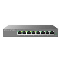 Grandstream GWN7711P Layer 2-Lite Managed Switch 8 x GigE (4 x PoE/PoE+ or+24VDC Output Mode)