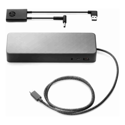 HP USB-C Universal Dock with 4.5 mm and USB Dock Adapter 1x USB 3.0 1x USB Type-C 3x USB 2.0 2x DisplayPort 12 Mth Wty (Refurbished)
