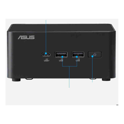 ASUS NUC 14 PRO/ Revel Canyon/ MTL-H 28W (U7 155H)/ Tall Kit(L6) - No Cord requires AC06C05AU