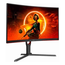AOC 32" Curved 2K QHD 0.5ms 180hz HDR10  VA Adaptive Sync 300 cd/m2 1500R HDMI 2.0 and DP 1.4.  VESA 100 x 100. Gaming Monitor