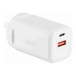 3sixT Wall Charger GaN 65W USB-C PD + 2.4A - W