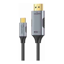 Oxhorn USB C to HDMI 2.0 3m cable 4K@60Hz Aluminum plugs black Support HDCP 1.4 HDCP 2.2 Thunderbolt 3/4 LPCM compatible Windows/Mac/Chromebooks