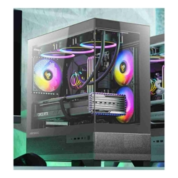 Antec CX500M ARGB Seamless  mATX, ITX, USB-C, Up to 6 Fans. 3 x RGB included (2x Front Right, 1 x Rear). Gaming Case