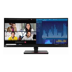 LENOVO ThinkVision P34W-20 34" 60Hz QHD IPS Monitor 3440 x 1440 21:09 4ms Height Adjustable Tilt Swivel HDMI DP Ethernet USB Speakers VESA 3yr wty