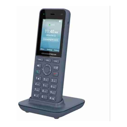 Grandstream WP826 Cordless Wi-Fi IP Phone with Integrated Dual-Band Wi-Fi 12-Hour Talk Time 3 SIP Accounts 3 Lines HD Voice Bluetooth