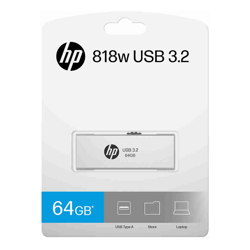 PNY HP x818w 64GB USB 3.2 Flash Drive Silver Metal PCBA 3.2