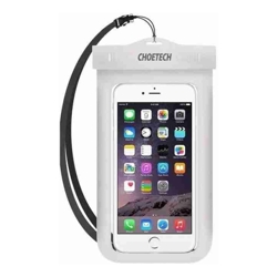 CHOETECH WPC007 Universal WaterProof Cell Phone Pouch Pouch Bag (8-inch/White)