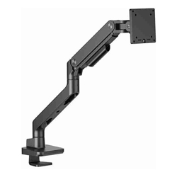 TiXX DMM01-PBL Premium Full Motion Heavy Duty Single Monitor Mount - Matte Black 20Kg Max 