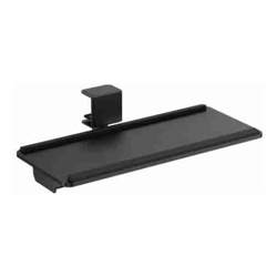 Brateck KBT11-01 CLAMP-ON SIT-STAND KEYBOARD TRAY WITH WRIST REST  STORAGE DRAWER (BLACK)