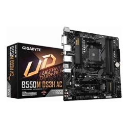 Gigabyte GA-B550M-DS3H-AC AMD Ryzen AM4 Micro ATX Motherboard, 4xDDR4 