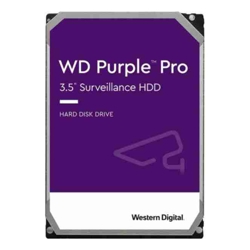 WD Western Digital WD102PURP Purple Pro 10TB 3.5" Surveillance HDD 7200RPM 256MB SATA3 265MB/s 550TBW 24x7 64 Cameras AV NVR DVR 2.5mil MTBF 5yrs