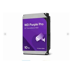 WD Western Digital WD102PURP Purple Pro 10TB 3.5" Surveillance HDD 7200RPM 256MB SATA3 265MB/s 550TBW 24x7 64 Cameras AV NVR DVR 2.5mil MTBF 5yrs