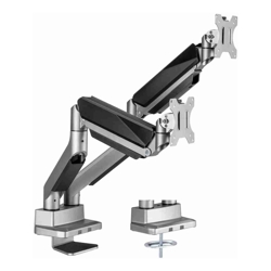 mbeat activiva Heavy Duty Dual Monitor Screen Gas Spring Monitor Arm Support:For monitors 17"-35'', each up to15kg.  Integrated 180 Rotation (LS)