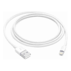 Apple MUQW3ZA/A, USB-A to Lightning Cable, Length: 1m, 1 Year Warranty	